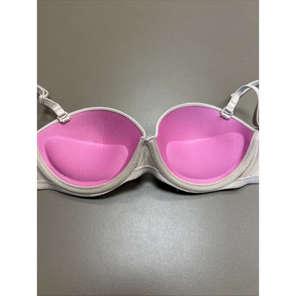 3 Victoria’s Secret 32B Multiway T-Shirt Front Close Racerback Nude Push Up Bras - Picture 8 of 16